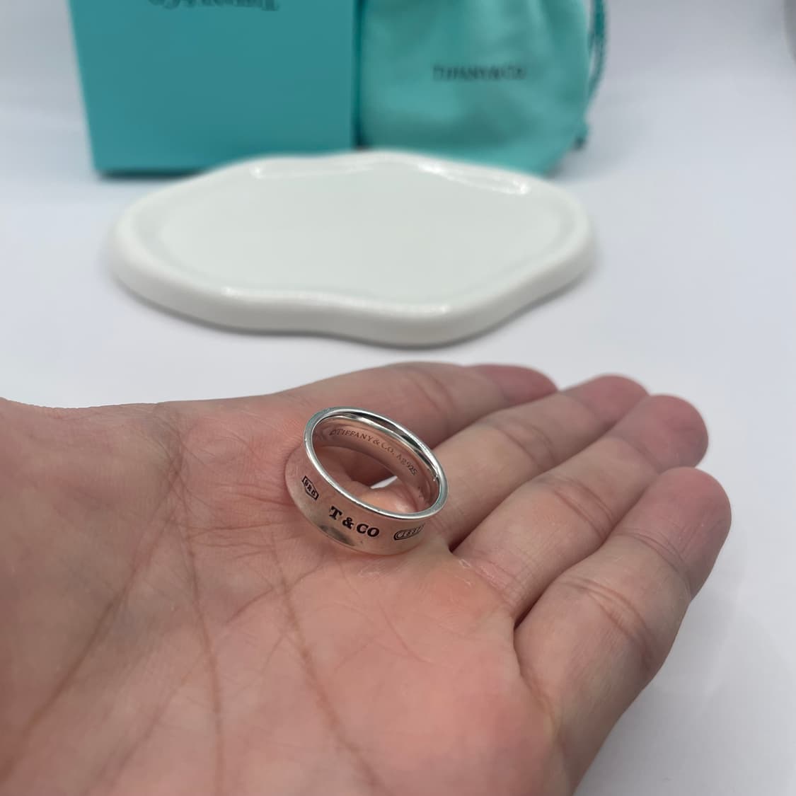 티파니앤코 반지 1837 링 미디움 실버  상품이미지3