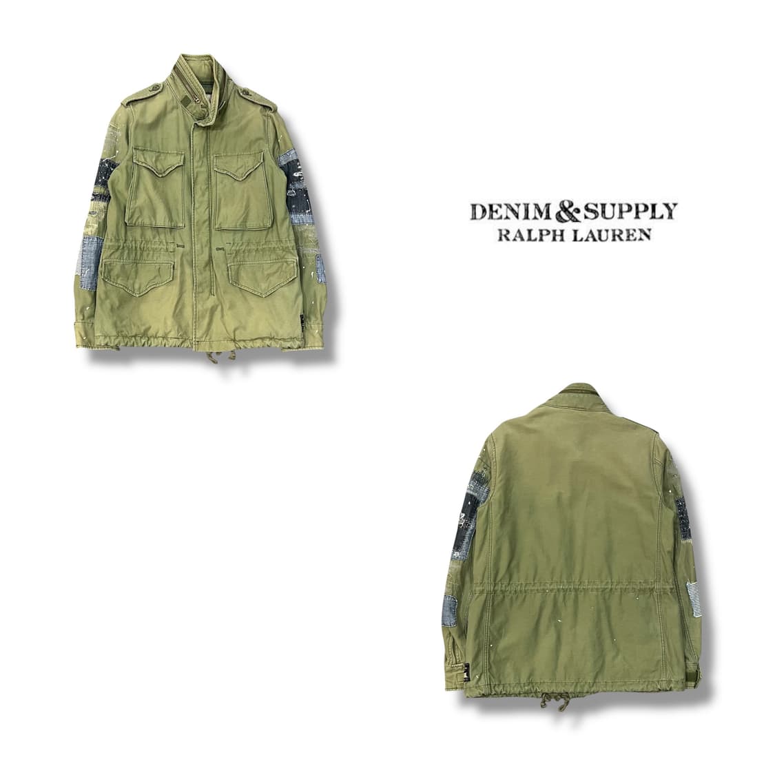 데님앤서플라이 랄프로렌 데님패치 워크자켓 y14252 상품이미지1
