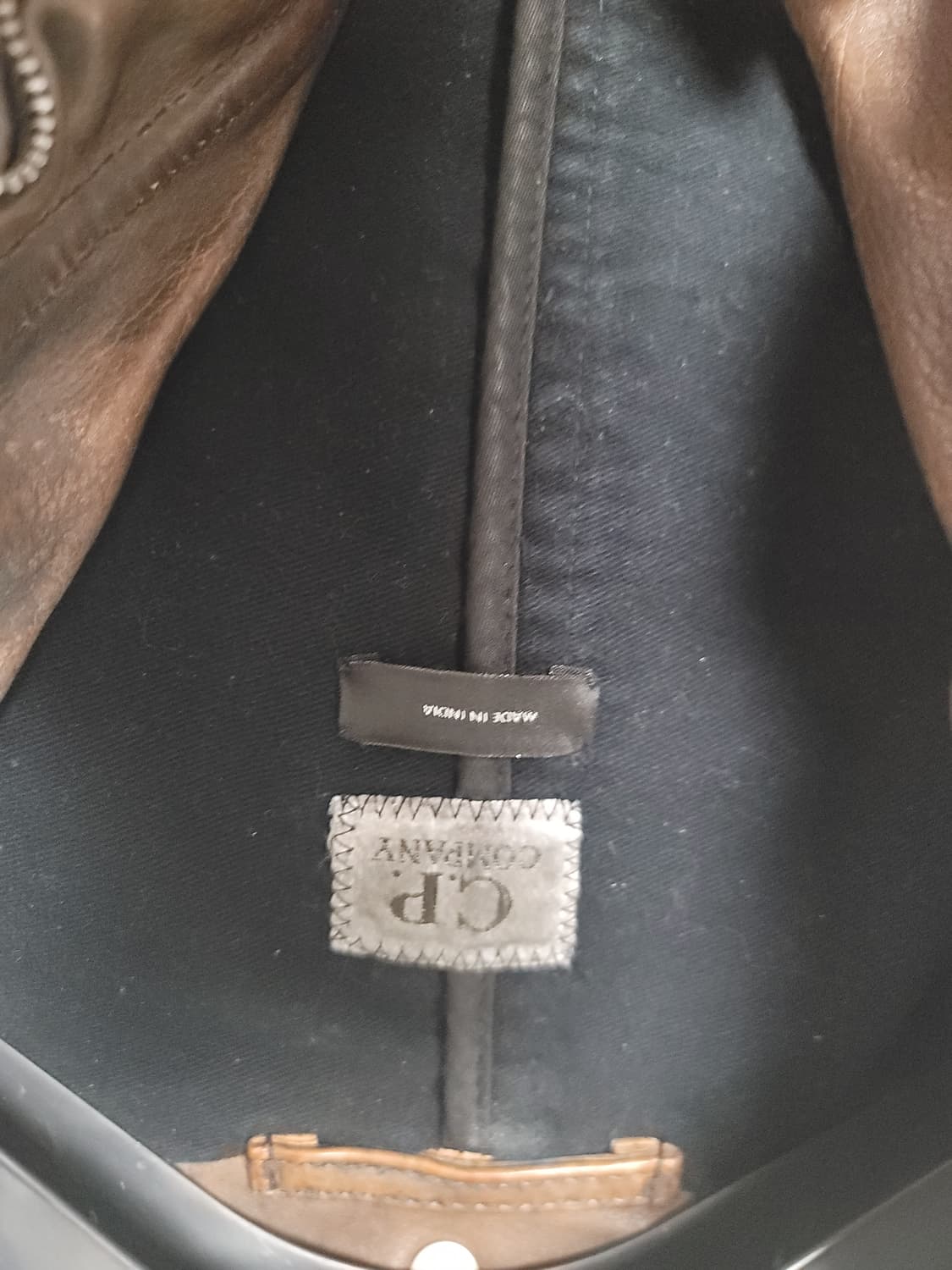 CP COMPANY 틴토테라 가죽자켓 상품이미지4