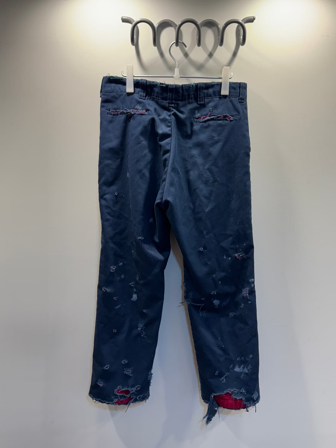 60-70'S Red Lined Cotton Work Pants 상품이미지5