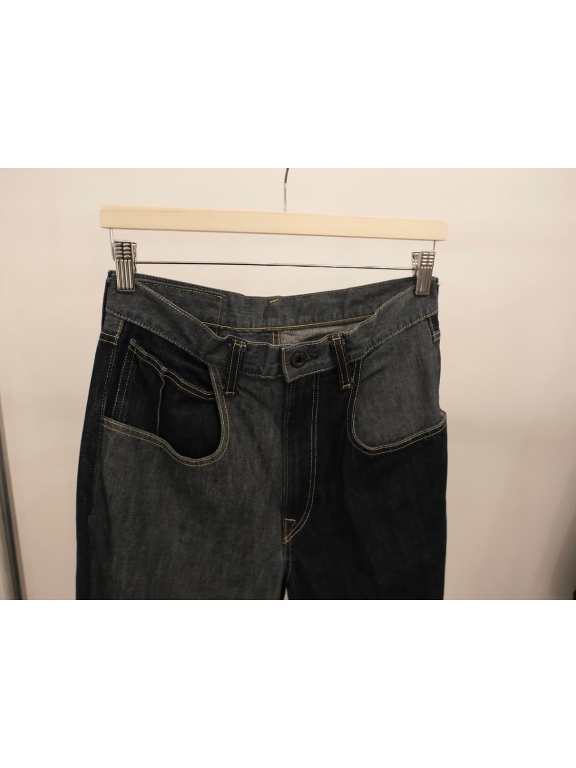 캐피탈 투톤 데님 팬츠 상품이미지5