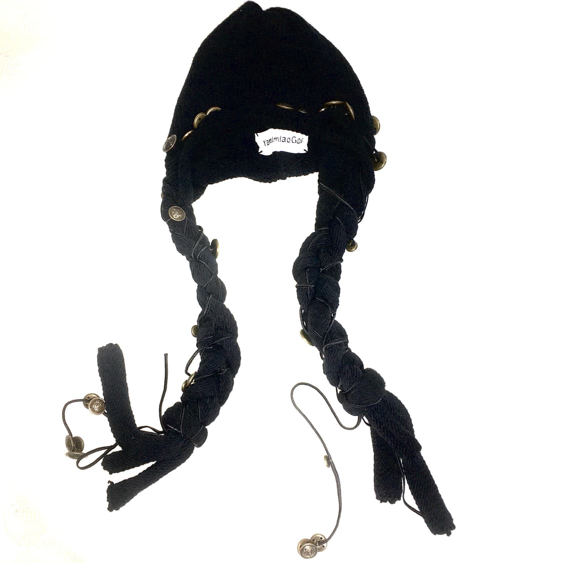 soxjeto x yamimiaogou 나폴레옹 브레이드 니트 모자 상품이미지7