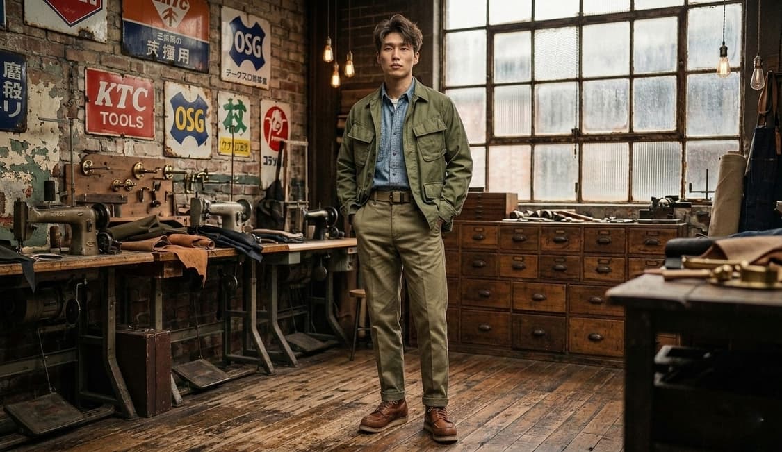 S급 헤지스 피즈(PHIZ) 밴딩 치노 팬츠 (M사이즈 / 카키 베이지) 상품이미지1