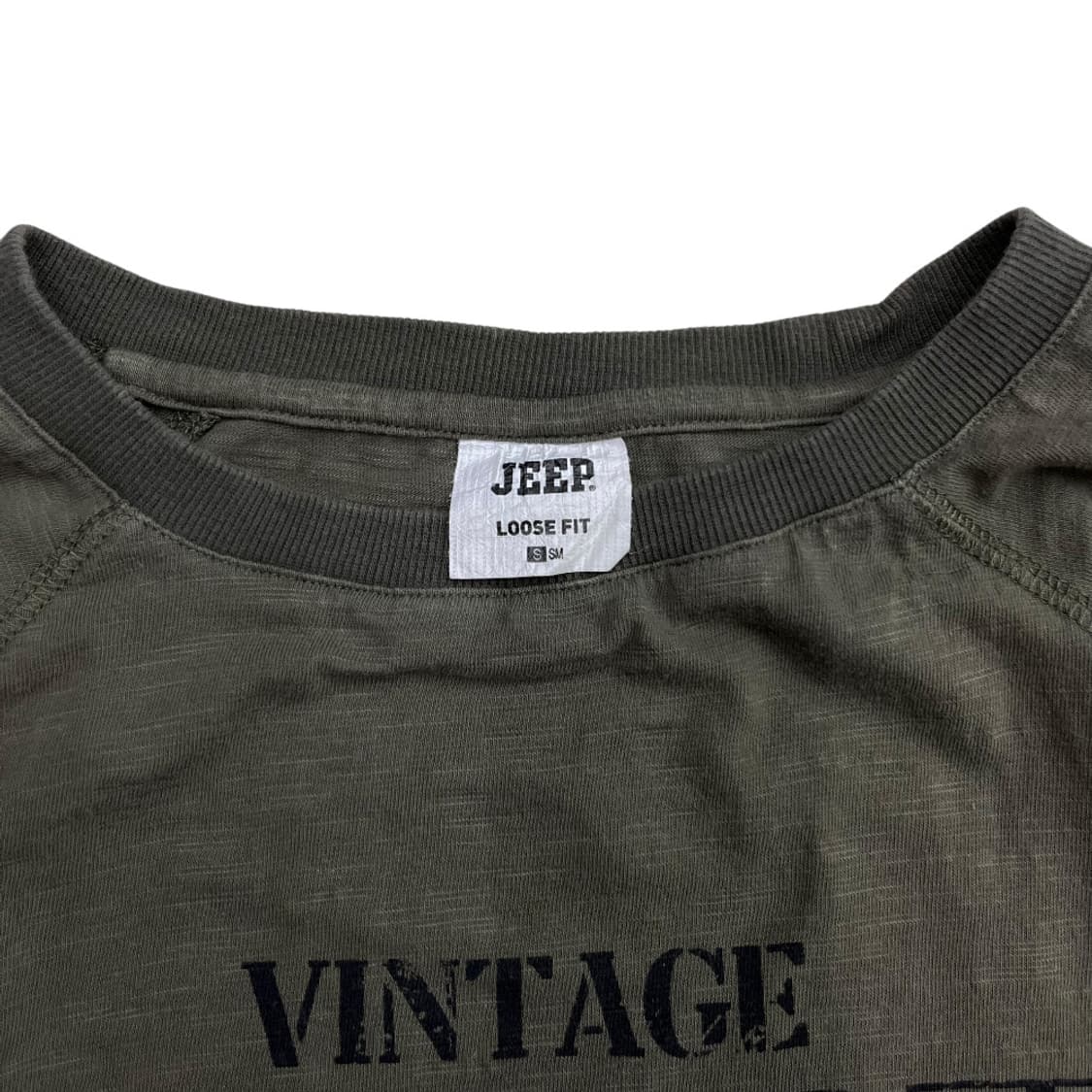 지프 프린팅 카키 롱슬리브 S 상품이미지5