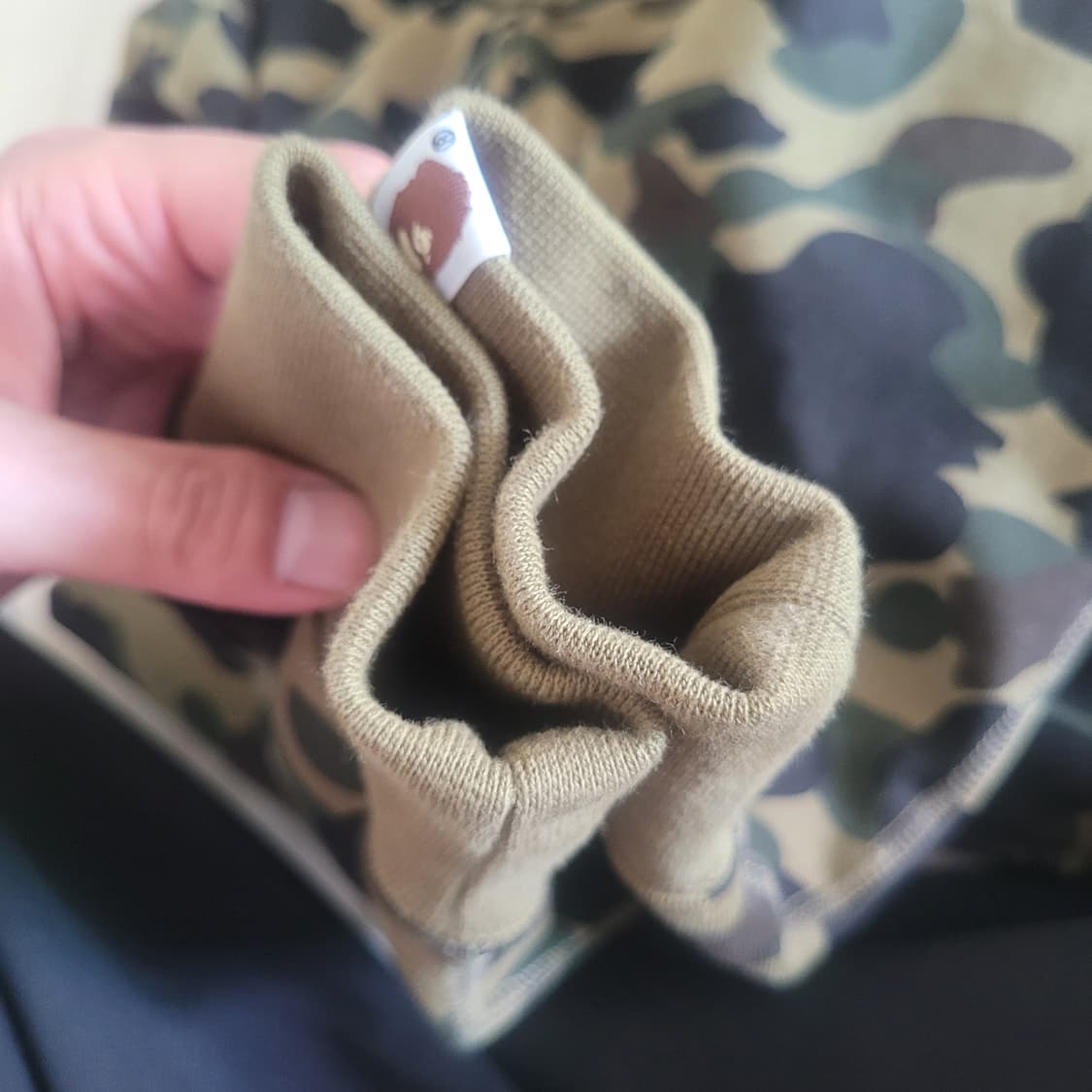 BApe 샤크 카모 후드집업 정품 XL 상품이미지9