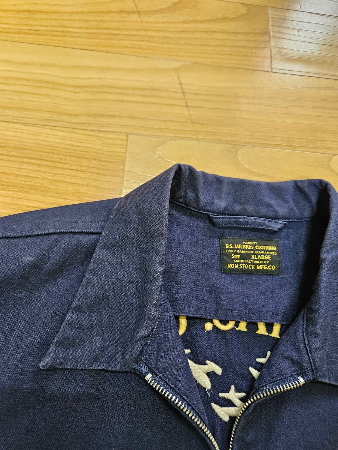 브론슨 논스탁 한국전쟁 6147 전술항공통제단 모스키토 클럽 자켓 XL 상품이미지6