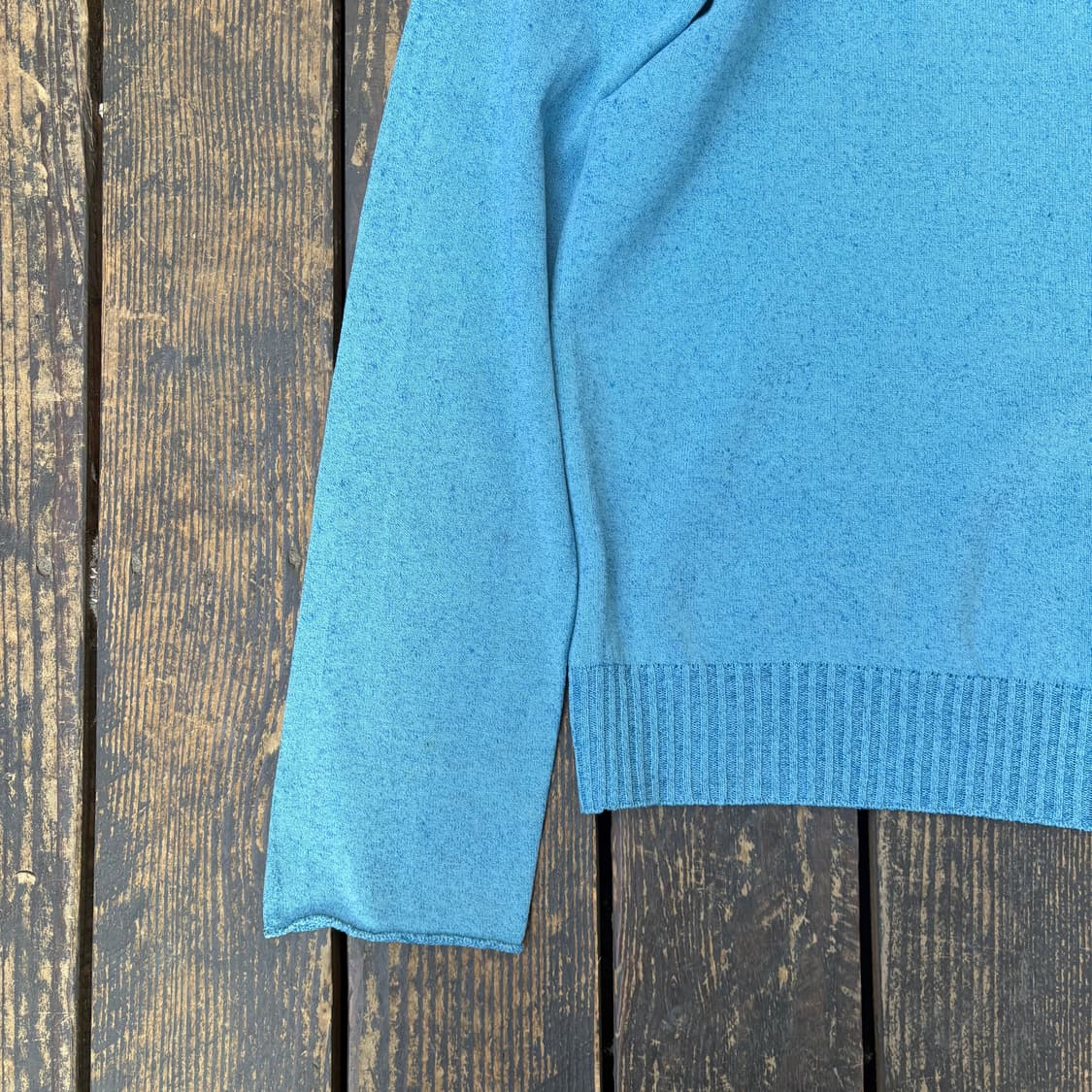 스톤아일랜드 라이트 블루 브이넥 니트 상품이미지5