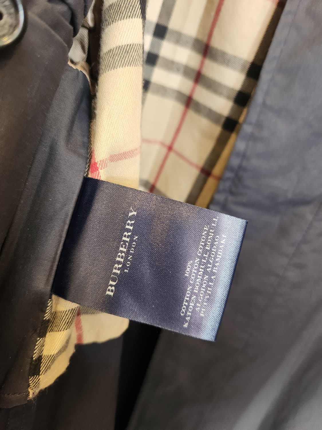 버버리 래글런 코트 상품이미지10