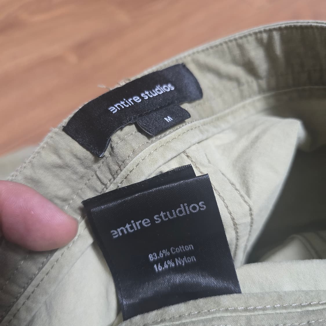 엔타이어 스튜디오 와이드 카고팬츠 M 상품이미지5