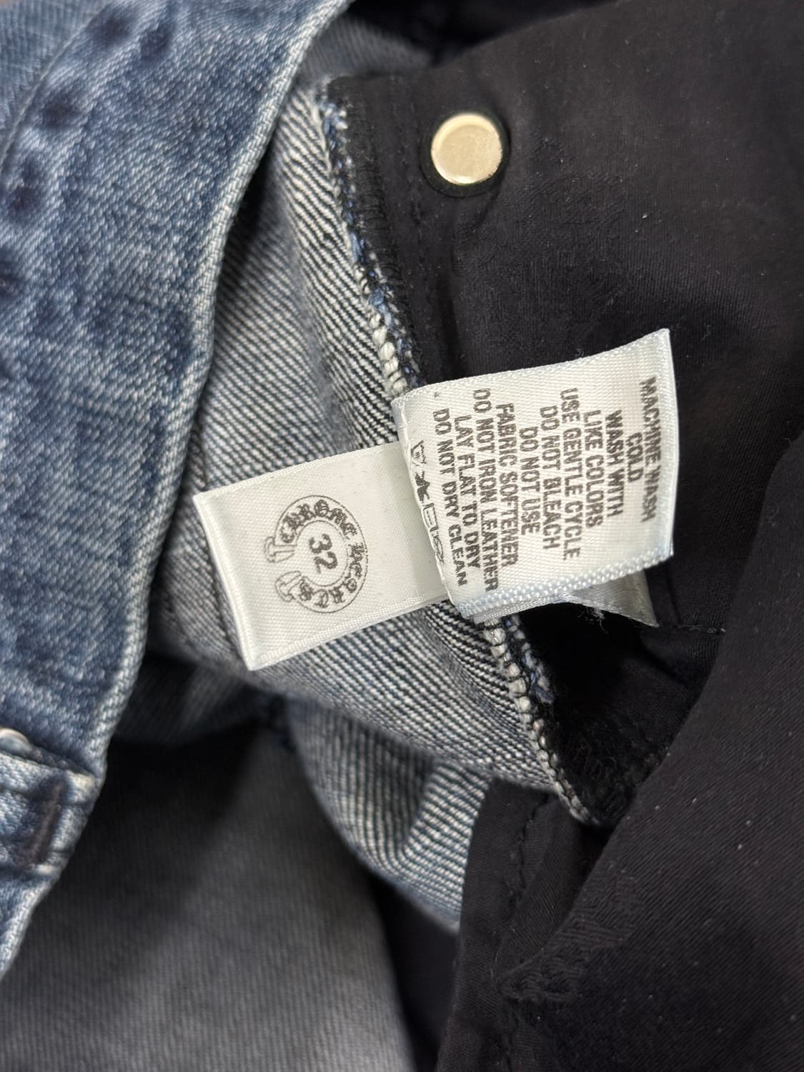 크롬하츠 로우라이즈 스트레이트 진 상품이미지5