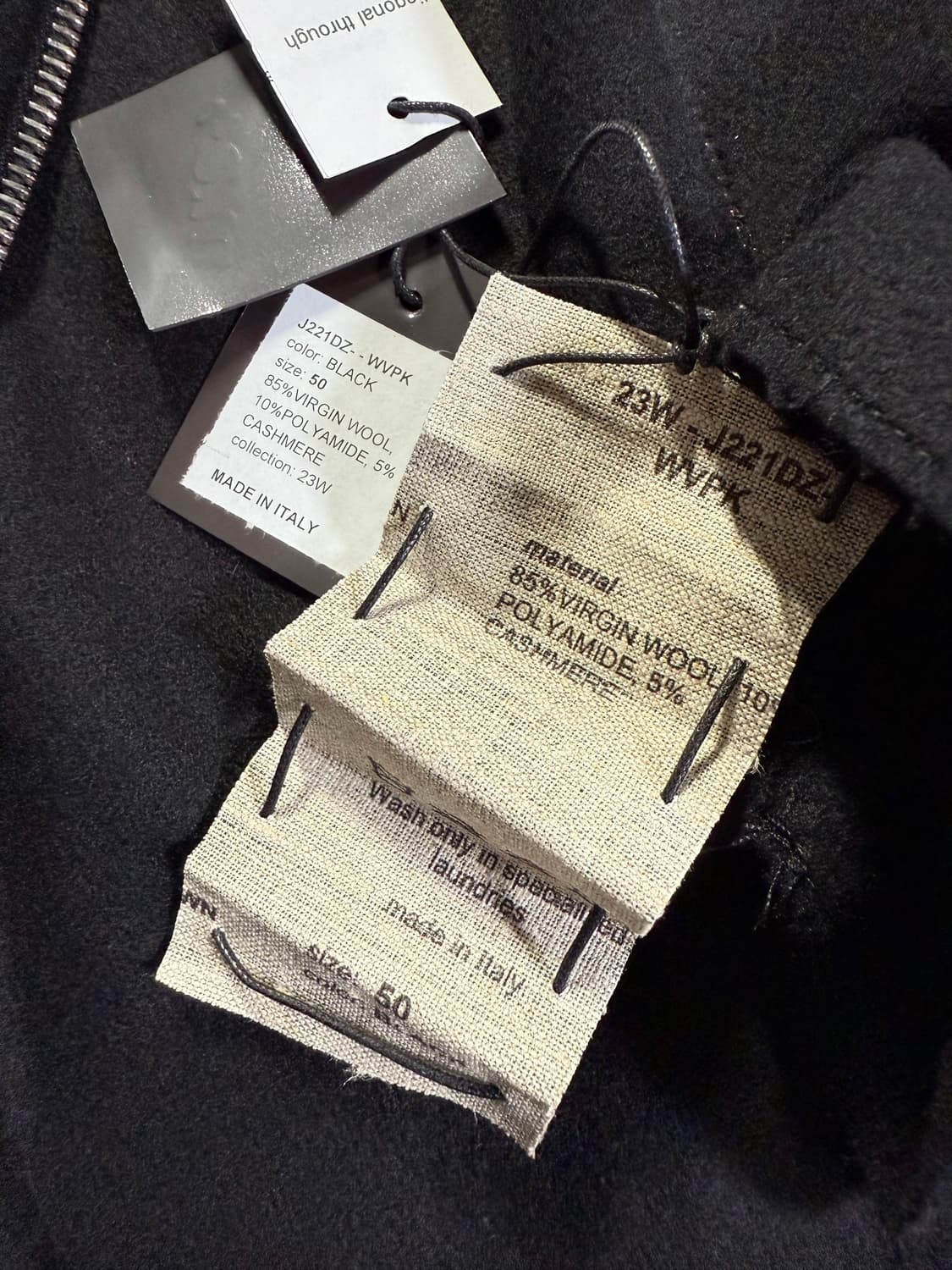 [50] ma+ 엠에이크로스 에비에이터 자켓 블랙 상품이미지9