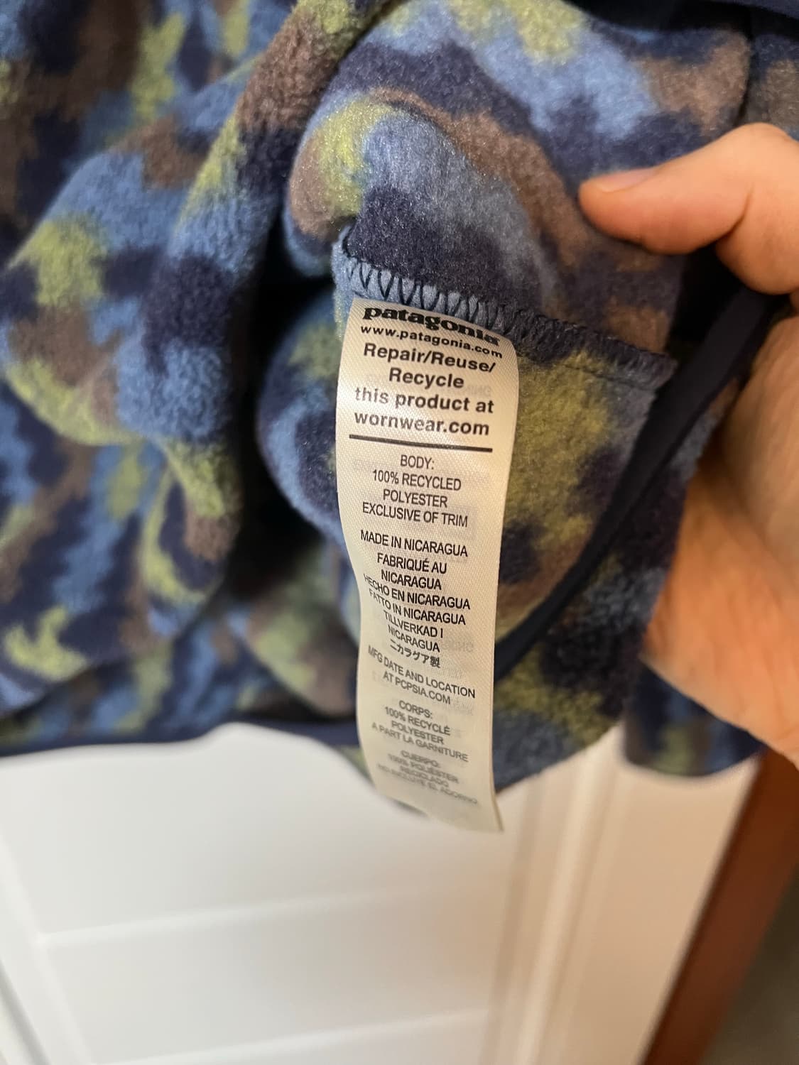 파타고니아 신칠라 플리스 풀오버 xl (희귀레어) 상품이미지8