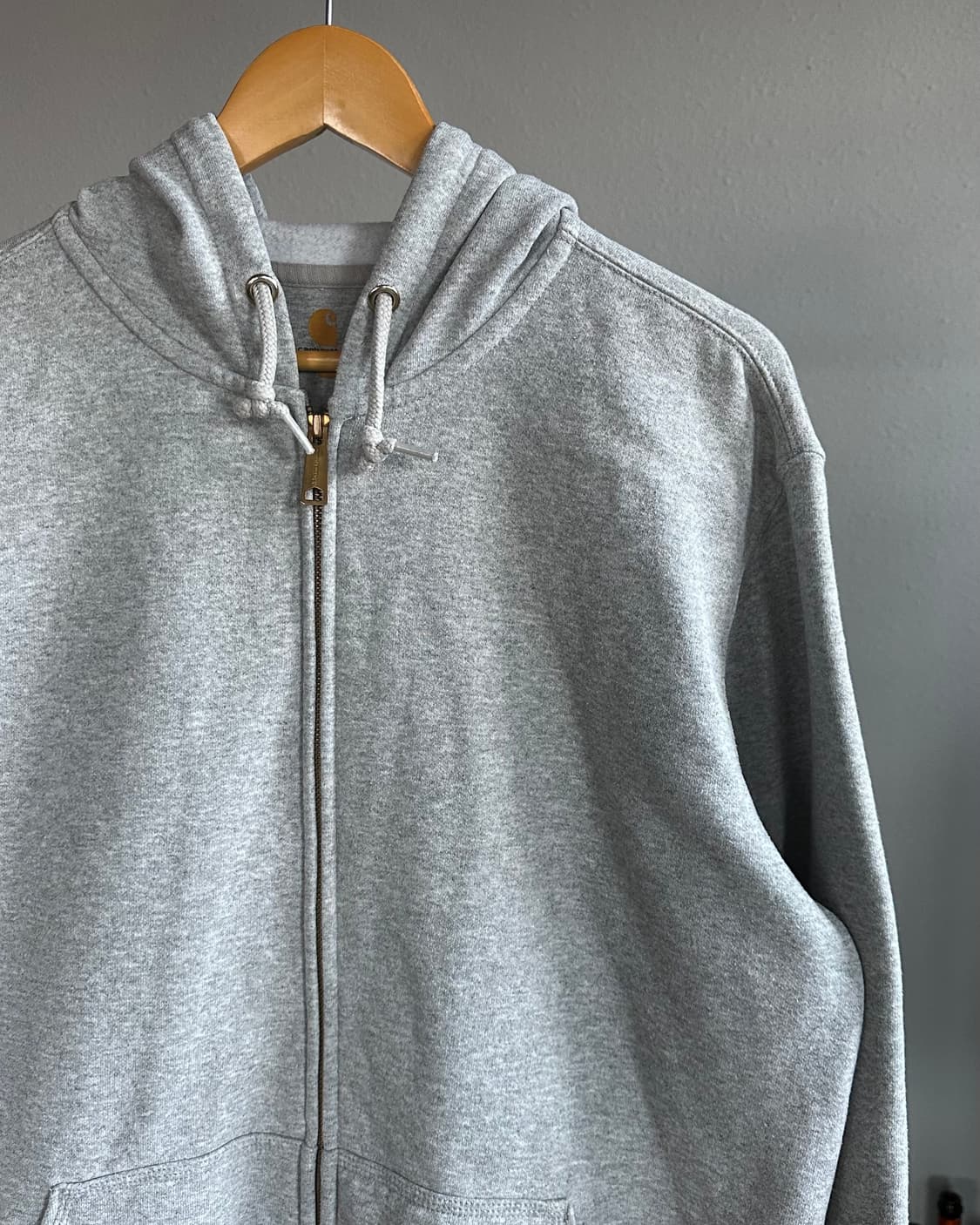 [M-L]칼하트 미드웨이트 그레이 후드집업 상품이미지3