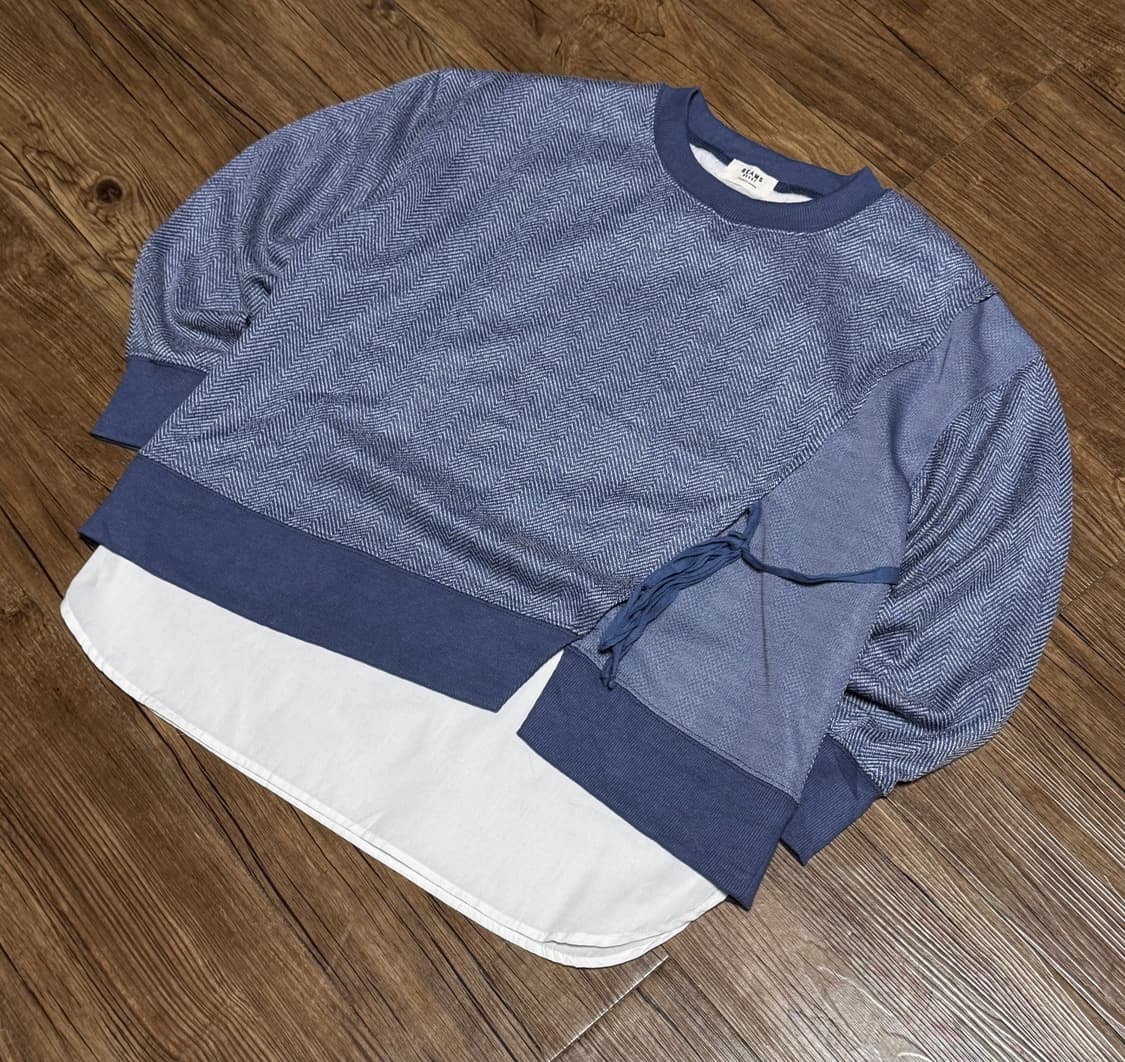 [Free] 빔즈 하트 레이어드 셔츠 맨투맨 상품이미지1