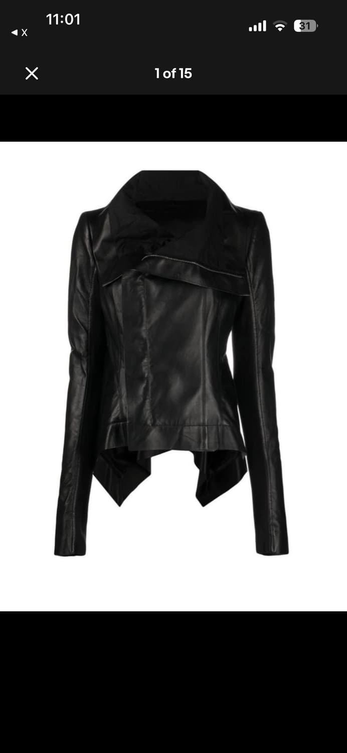 릭 오웬스 레더 자켓 구매합니다 상품이미지8