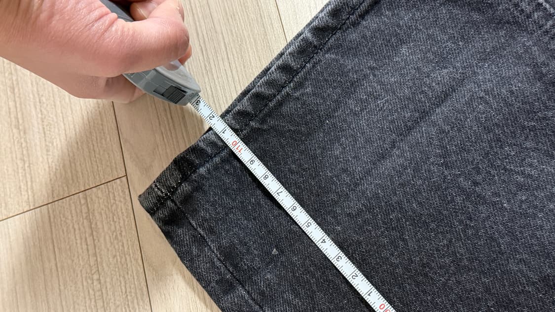 플랙 흑청바지 26사이즈 상품이미지4