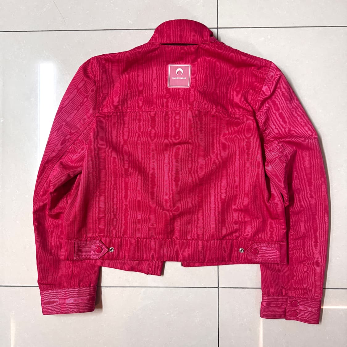 마린세르 무아레 자켓 핑크 38 상품이미지7