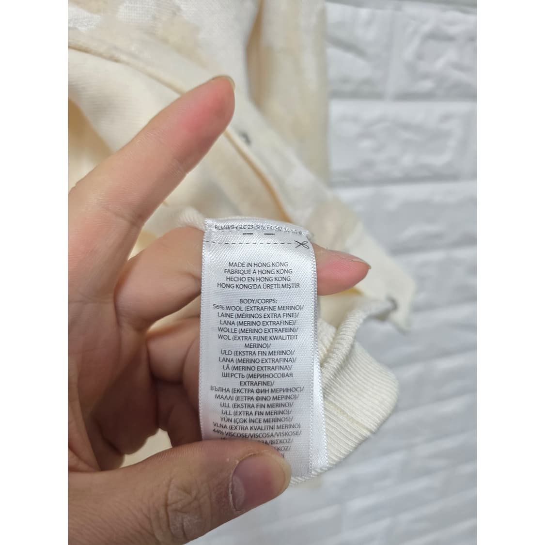 폴로 랄프로렌 카모플라쥬 니트 가디건 L feb 상품이미지3