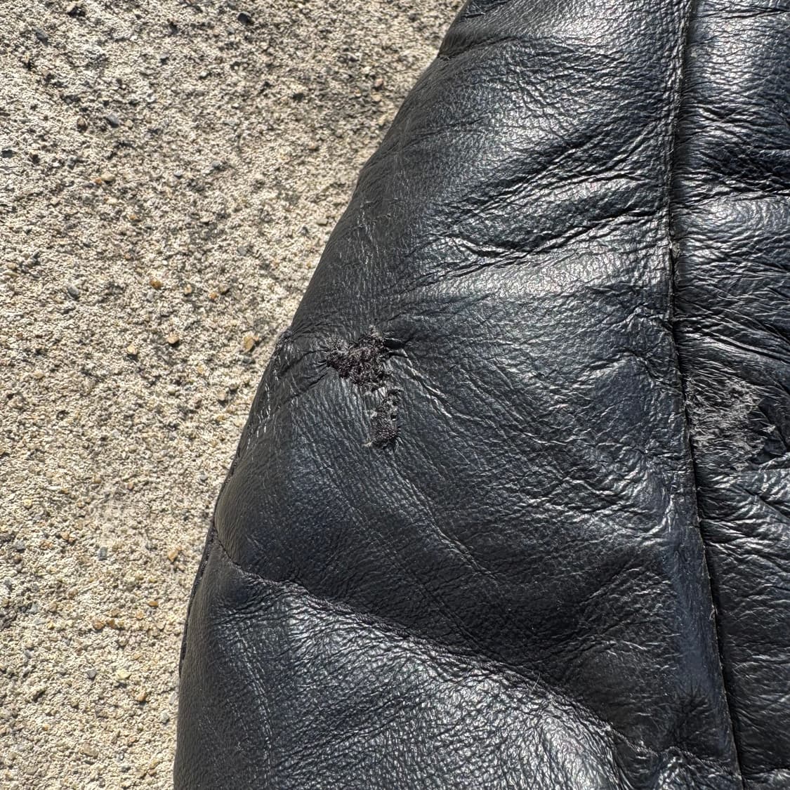 [XL] First Down 퍼스트다운 가죽 다운 패딩 점퍼 상품이미지7