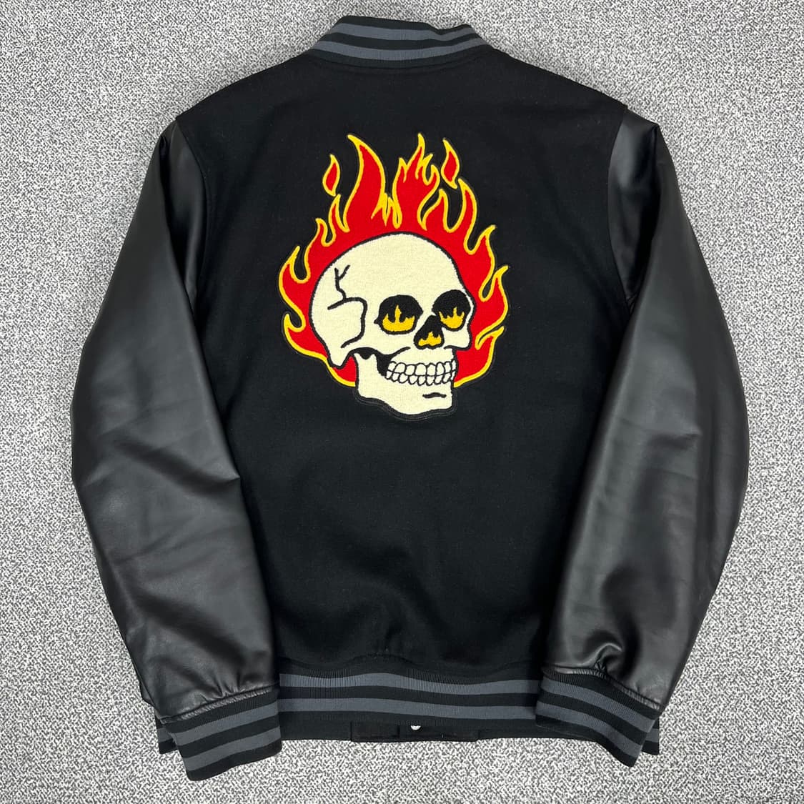 <반스 스컬 레더 바시티 자켓> No.1307 상품이미지3