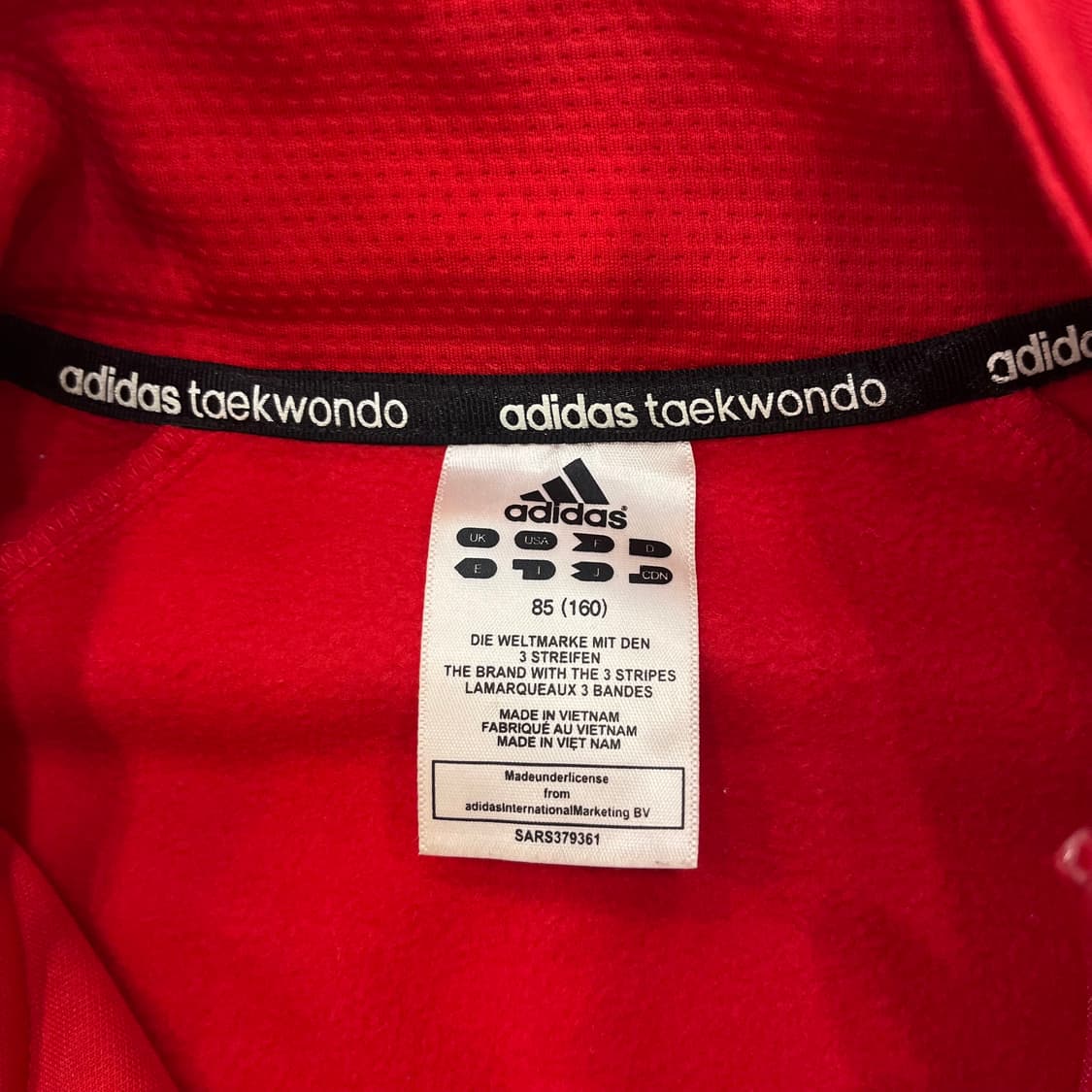 85 아디다스 레드 트랙탑 져지 상품이미지5
