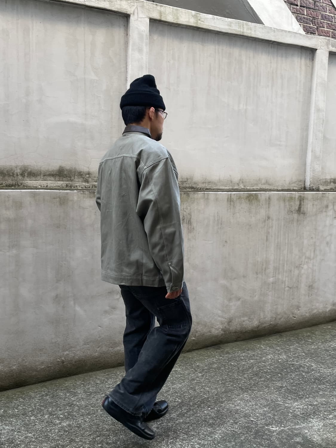 1999 Marlboro Leather Collar Work Jacket 상품이미지3