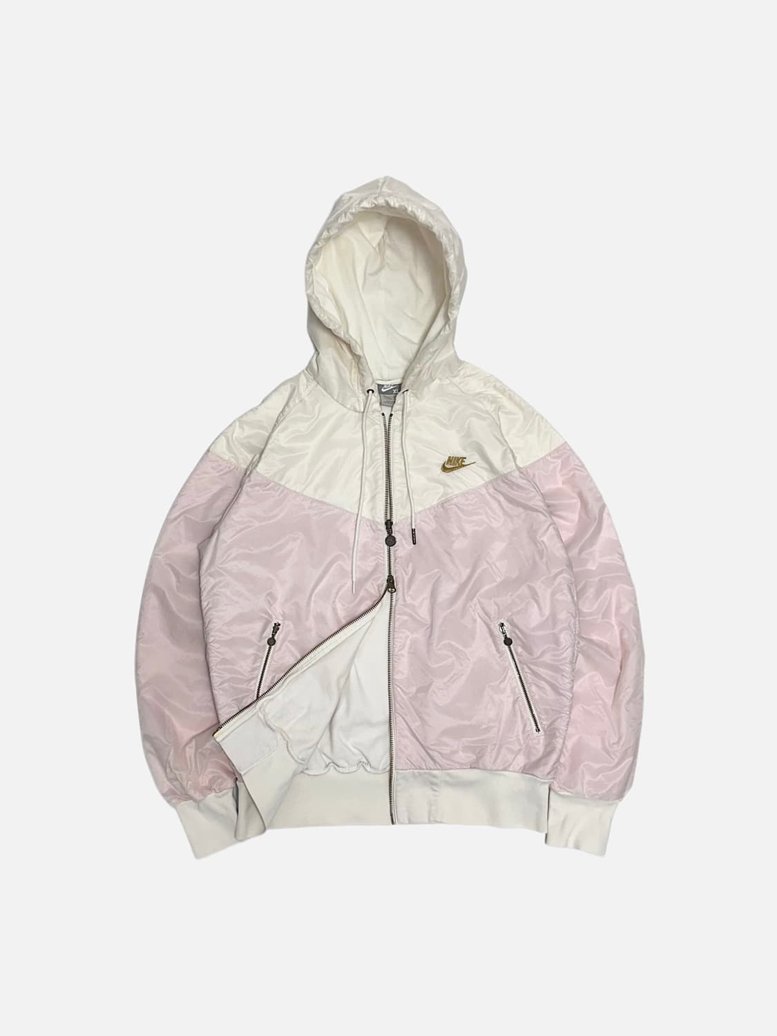 나이키 투웨이 윈드러너 바람막이 후드집업 핑크 아이보리 상품이미지1