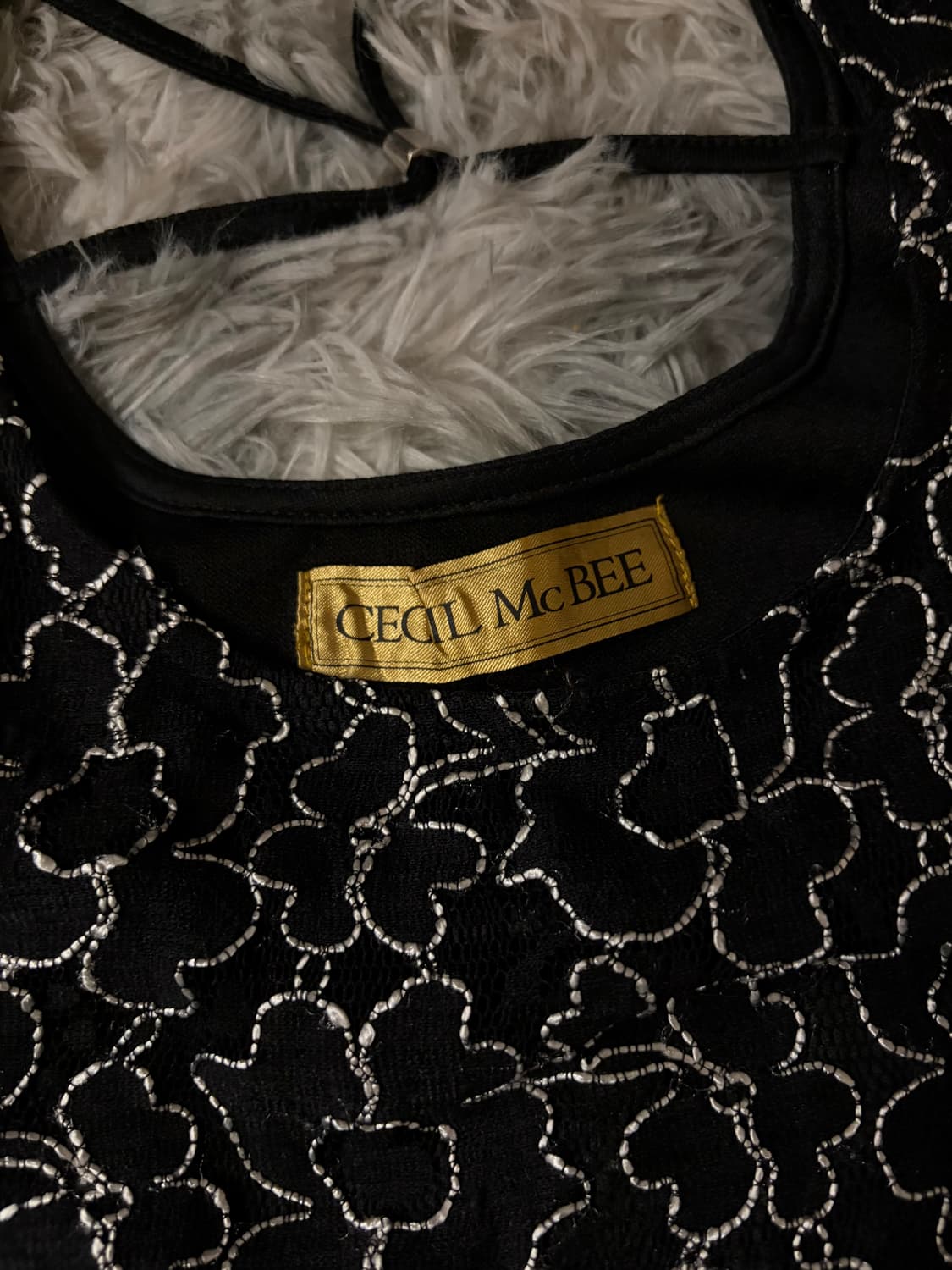 세실맥비 플로럴패턴 갸루 슬리브리스 원피스  상품이미지3