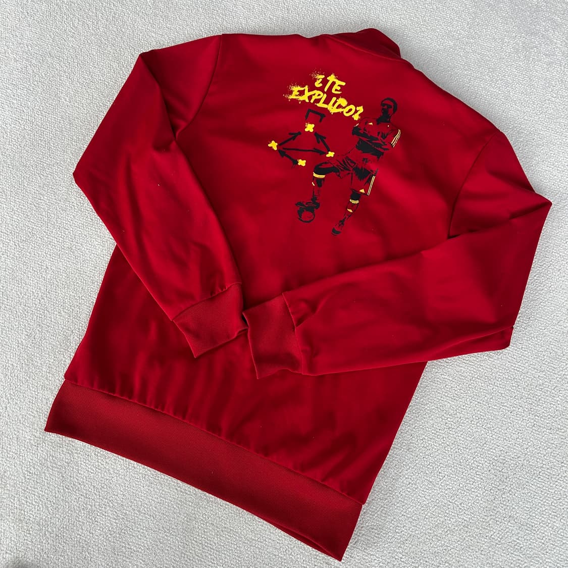 아디다스 스페인 축구 국가대표팀 트랙탑 레드 m 상품이미지5