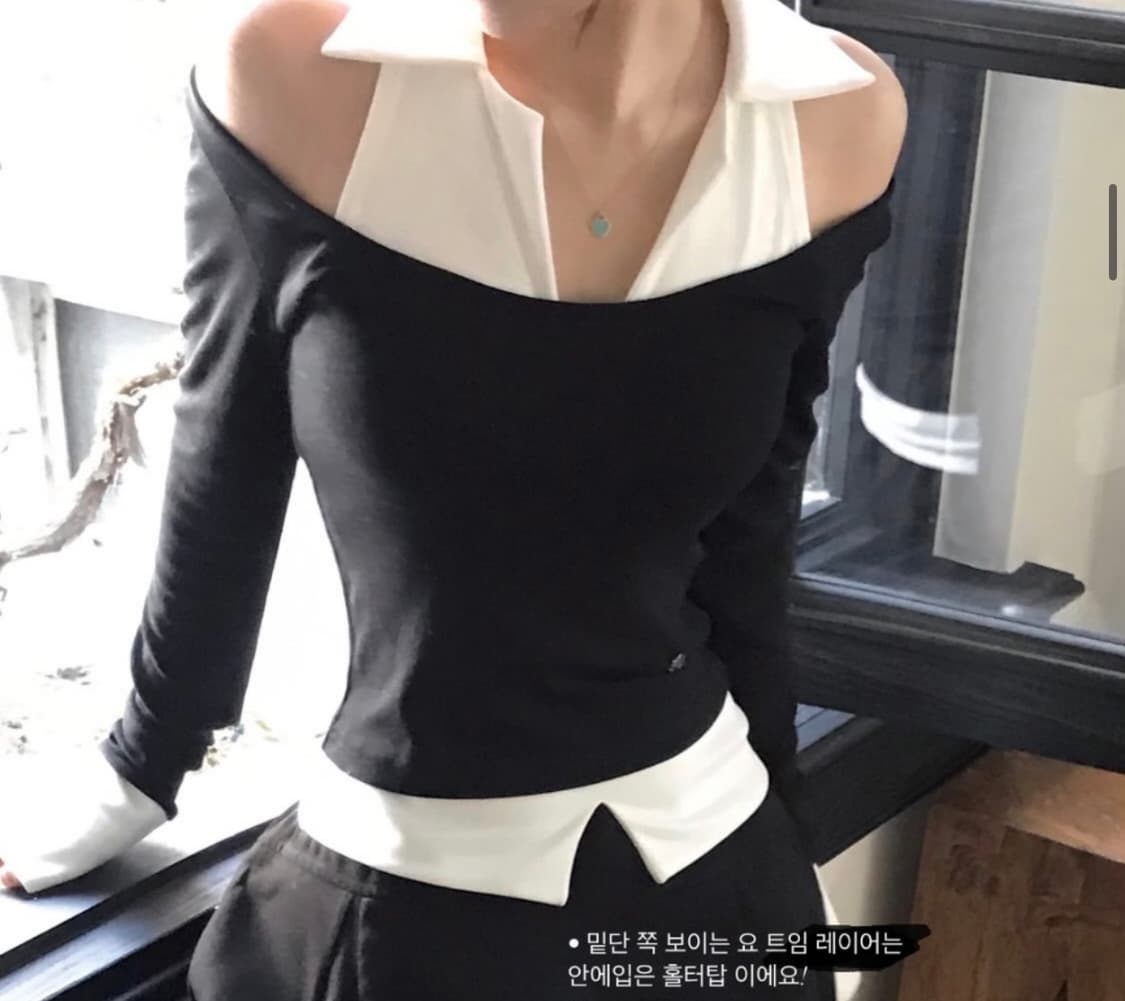 클라우드이모션 바나 레이어드 티셔츠 상품이미지3