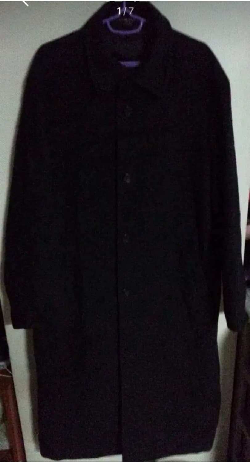 코모도 모직 롱코트 블랙 100 상품이미지1