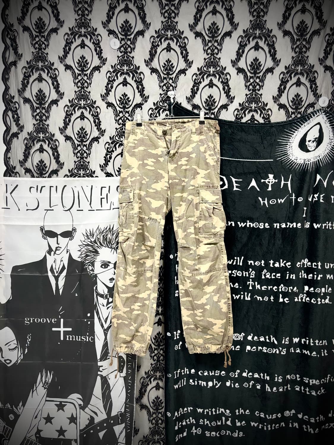 Y2k 카모 카고 팬츠 상품이미지3