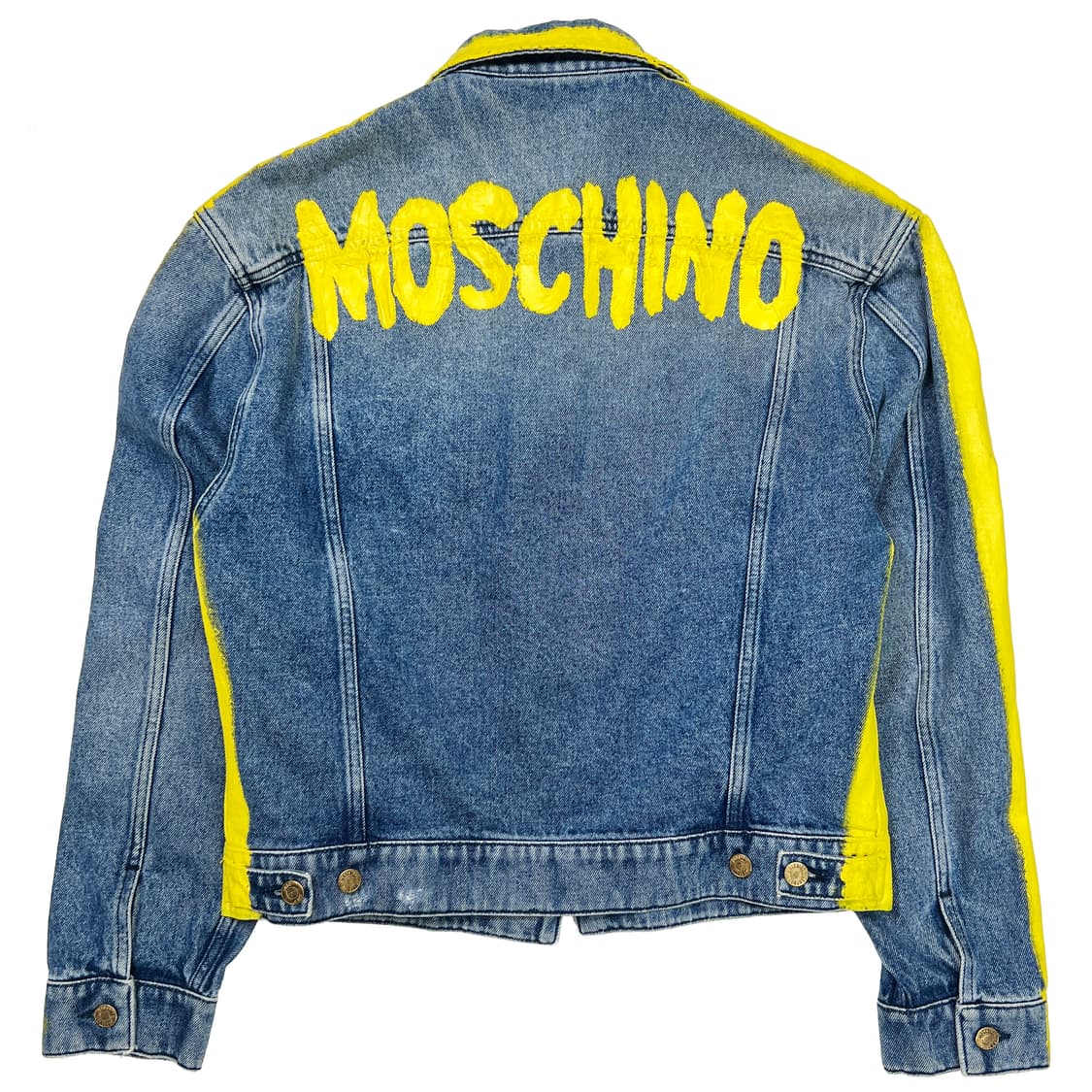 모스키노 23ss Paint Denim Jacket (46)  상품이미지1