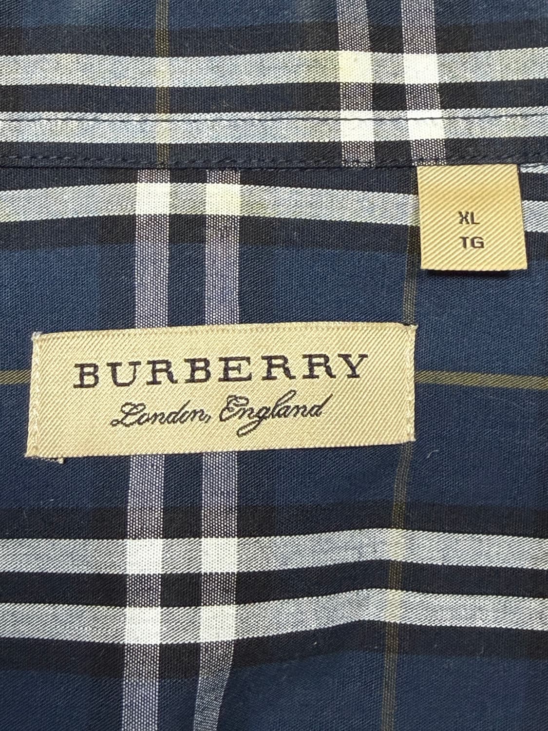 [XL]버버리 체크 남방 상품이미지4