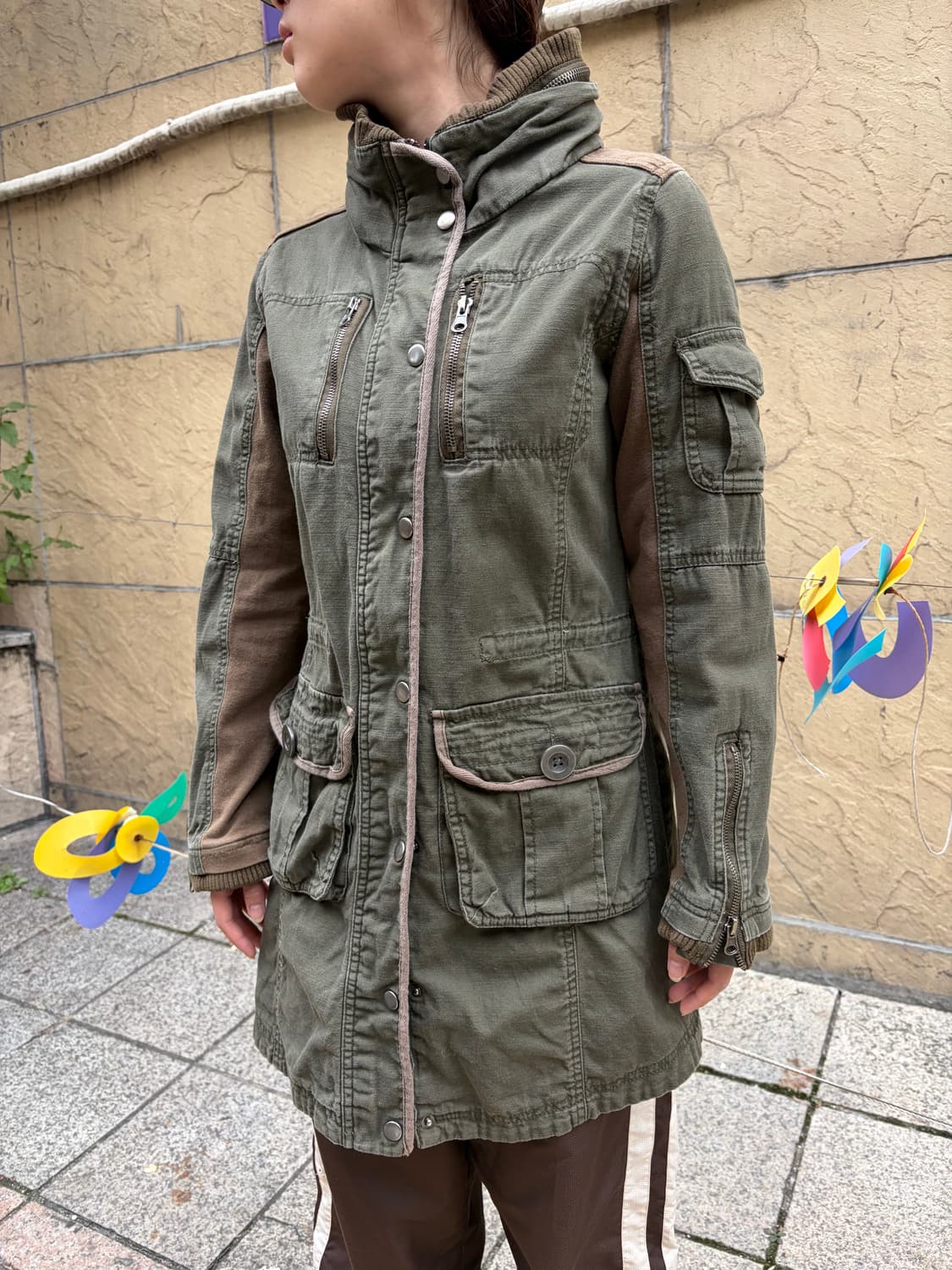 Back number 일본 빈티지 카고포켓 야상 자켓  상품이미지1