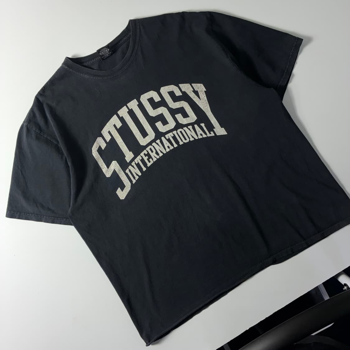 Stussy  스투시 인터내셔널 피그먼트 다이트 블랙 반팔 티셔츠 상품이미지2
