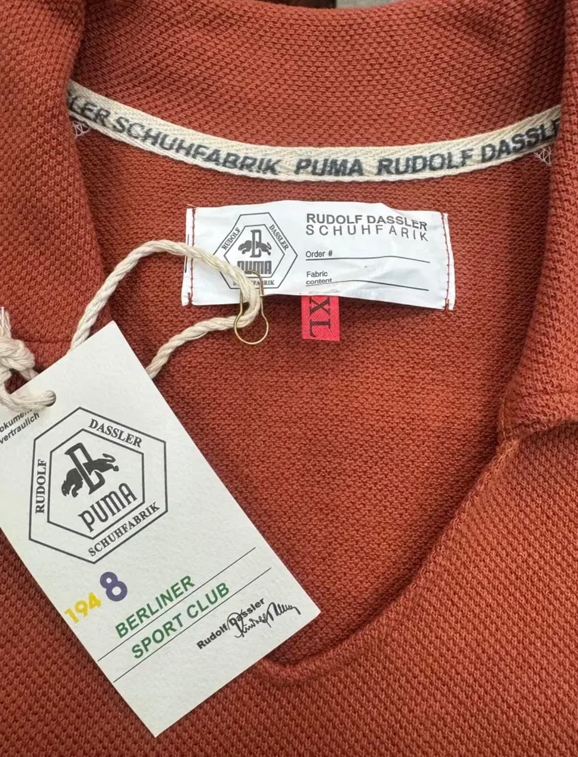 90s 빈티지 PUMA 루돌프 다슬러 슈파브릭 베를린 클럽 풀오버 (XL 상품이미지4