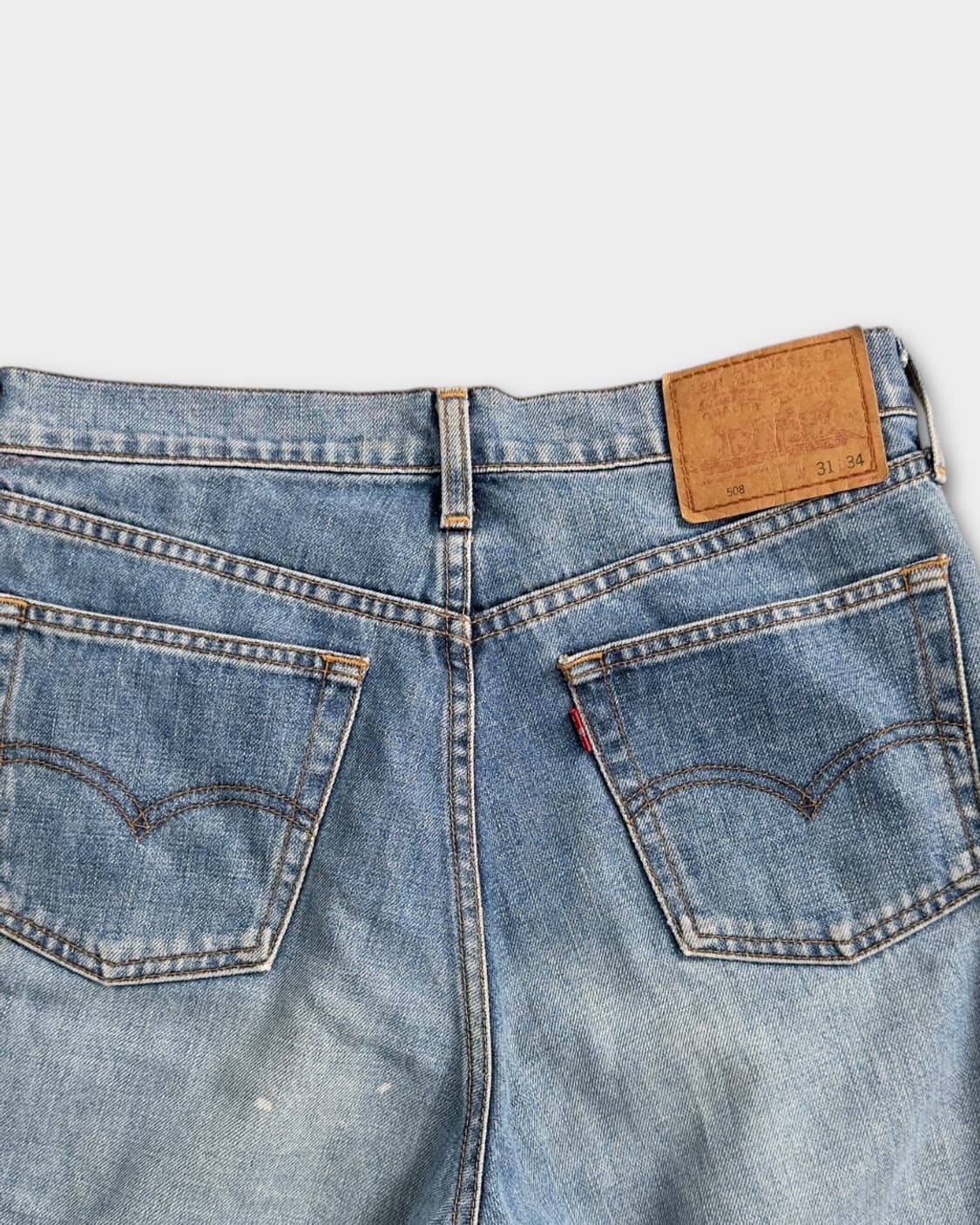 90s Levis 508 light wash denim pants  상품이미지5