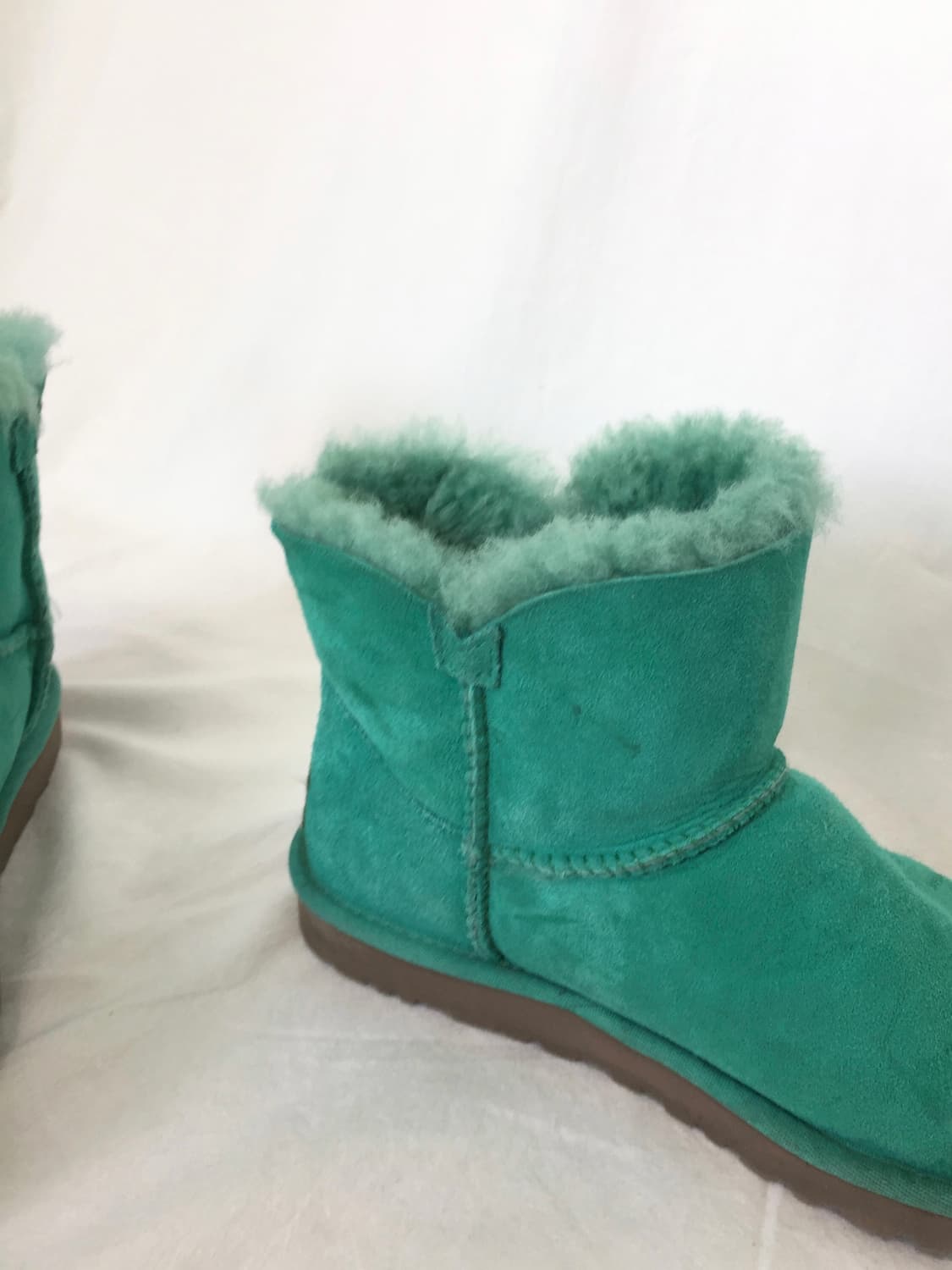 UGG Wood button  Mint Short Boots  상품이미지4