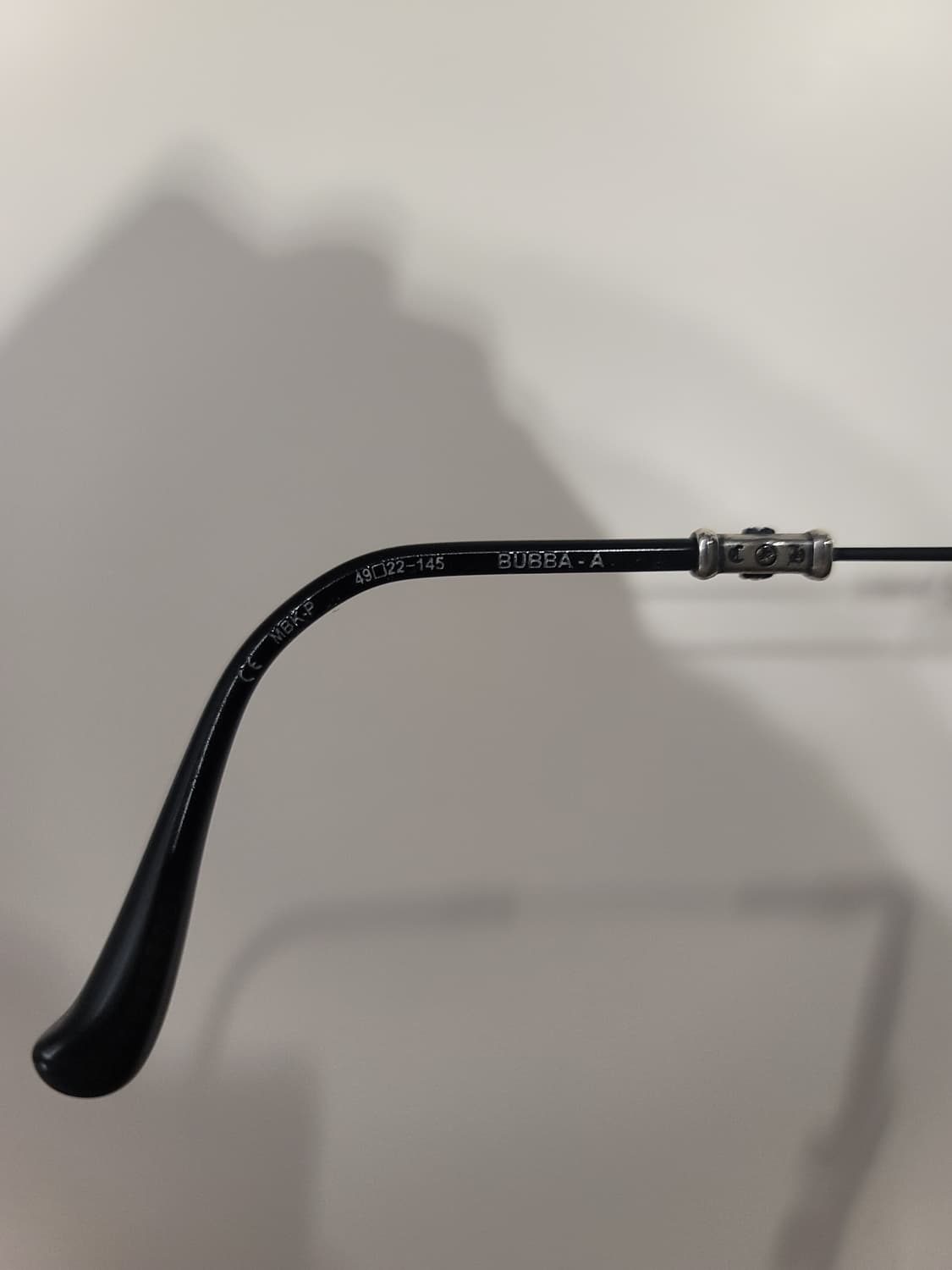 크롬하츠 안경 부바A MBK 맷블랙 상품이미지3