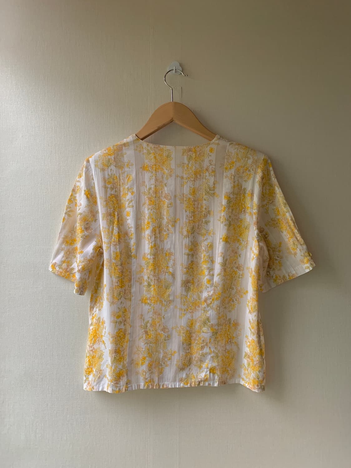 {Lalache} yellow floral vintage blouse 상품이미지7