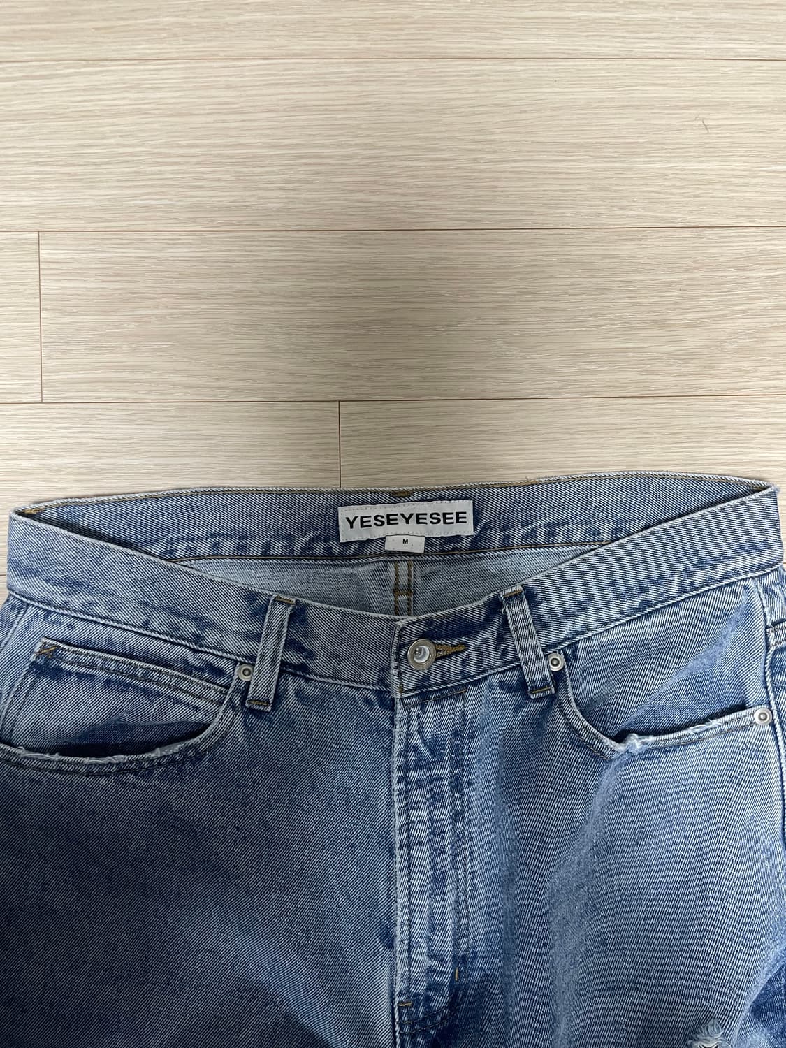 예스아이씨 Rhombus Washed 5 Pockets Denim Pan 상품이미지2