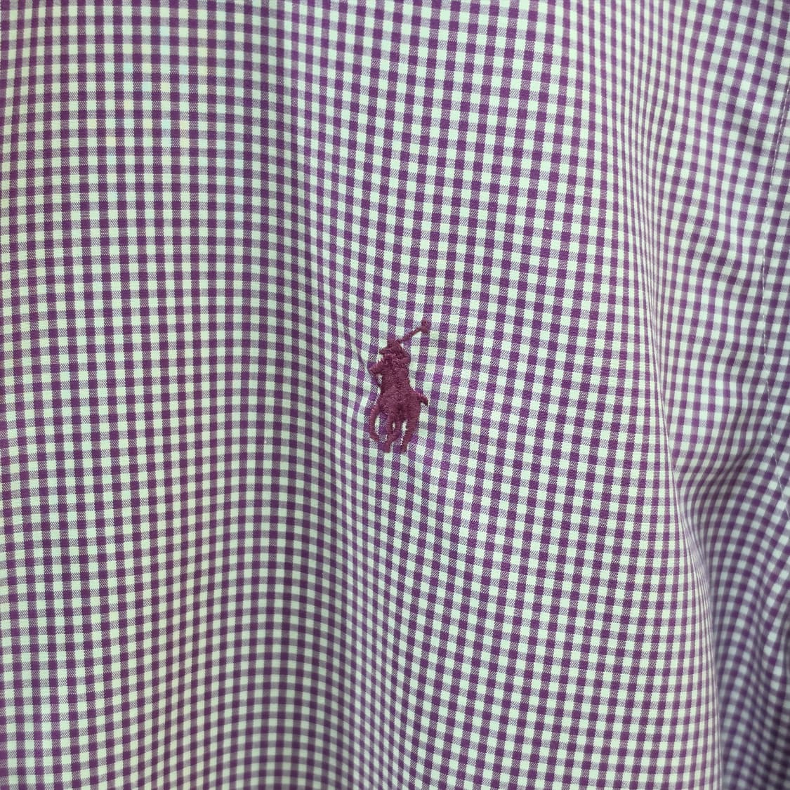 랄프로렌 슬림핏 체크 셔츠- M정도 상품이미지3