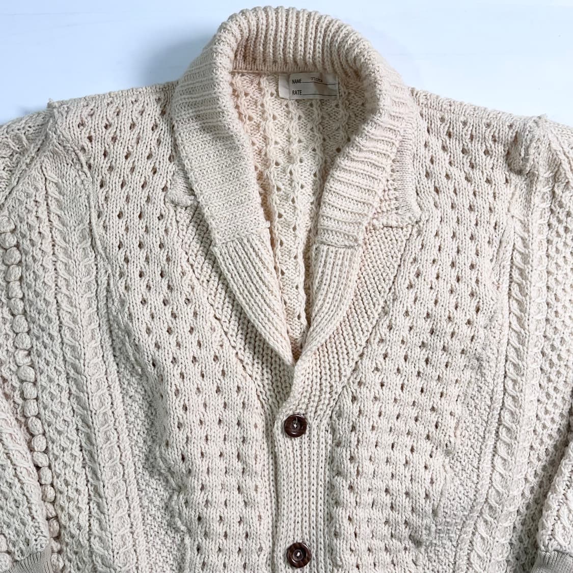 나나서카 리메이크 아란케이블 오버핏 가디건 상품이미지3