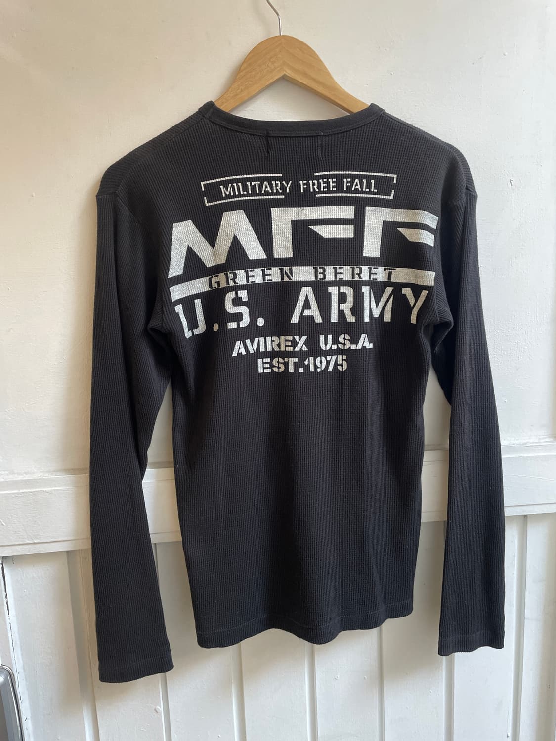아비렉스 🪖U.S.ARMY 골지니트 티셔츠 상품이미지4