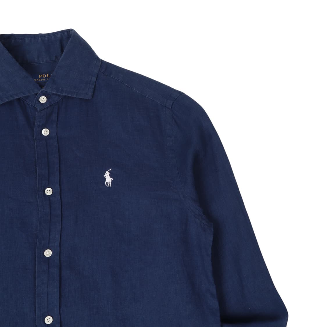폴로 랄프로렌 네이비 린넨 릴렉스드핏 셔츠 상품이미지3