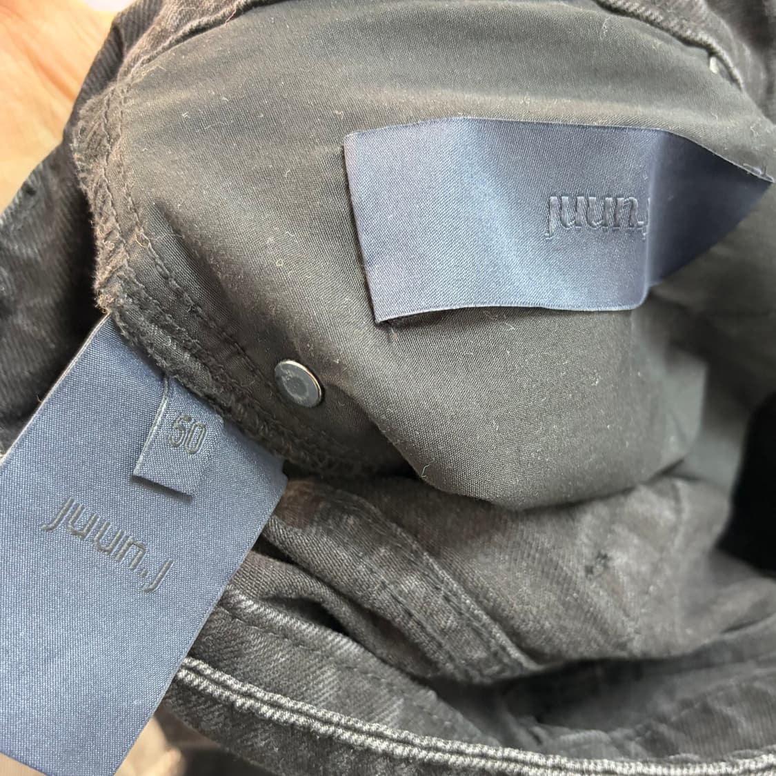 준지 21FW 블랙진 상품이미지8