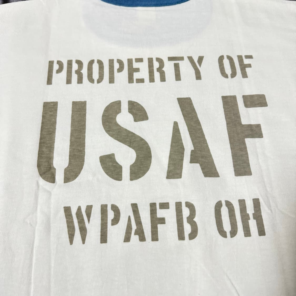 [XL]토이즈맥코이 "USAF" 데드스탁 링거 티셔츠 상품이미지4