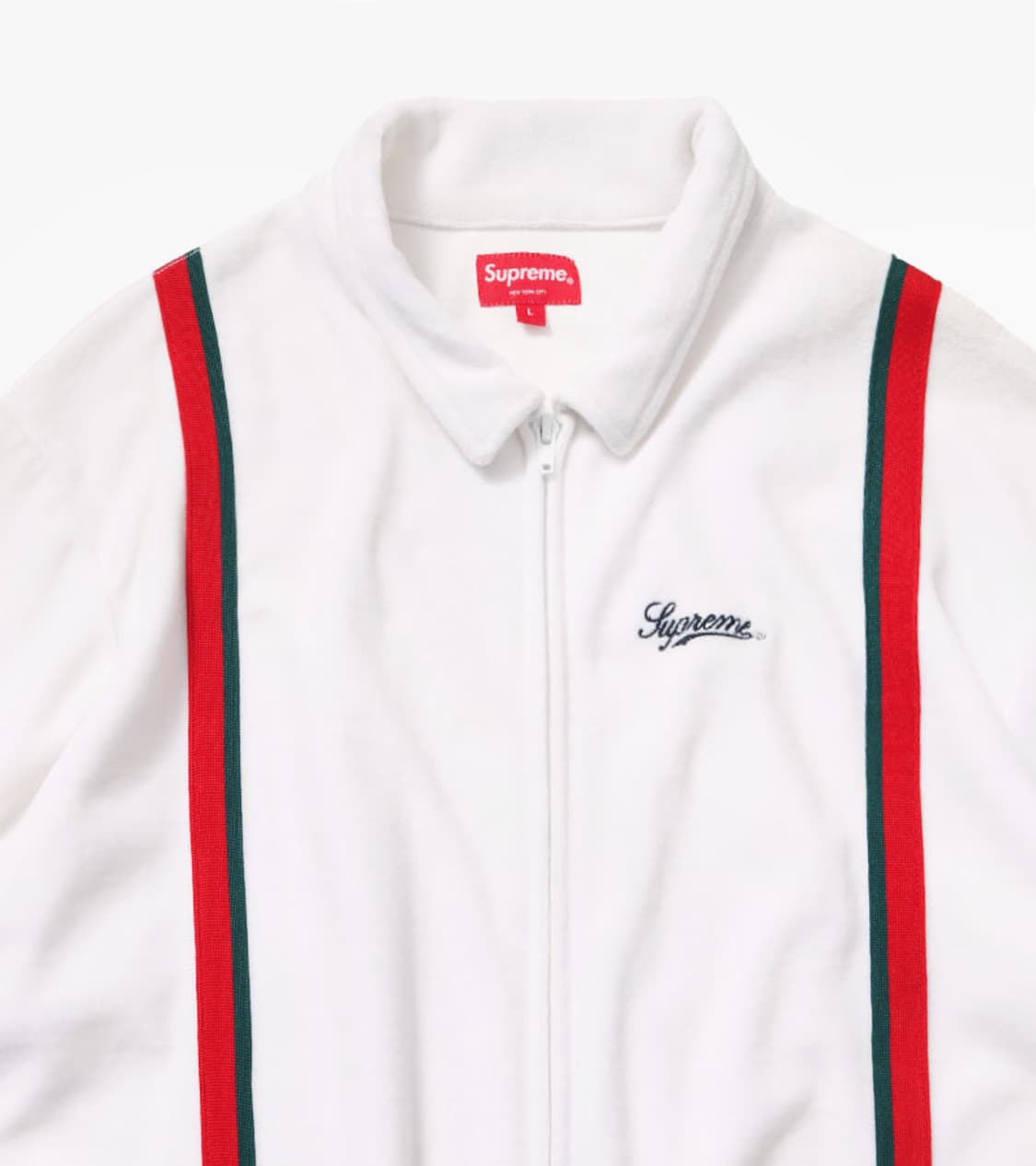 SUPREME - VELOUR WARM UP SHIRT 상품이미지4