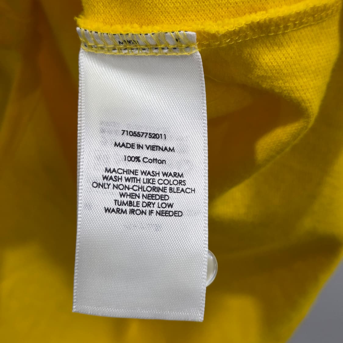 폴로랄프로렌 우먼 피케 카라 옐로우 반팔티 XS  상품이미지4